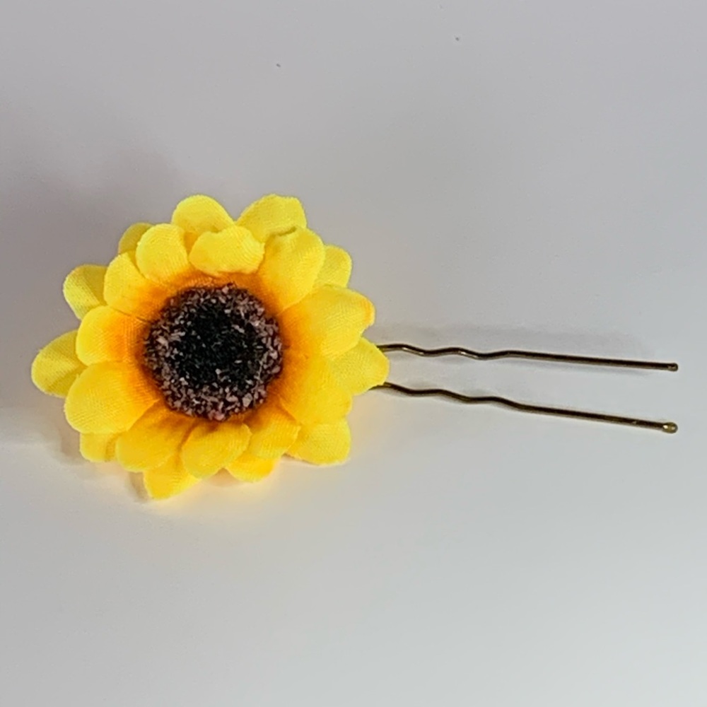 1.8” Sunflower Hairpins